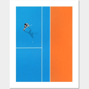 Tennis Player Posters and Art